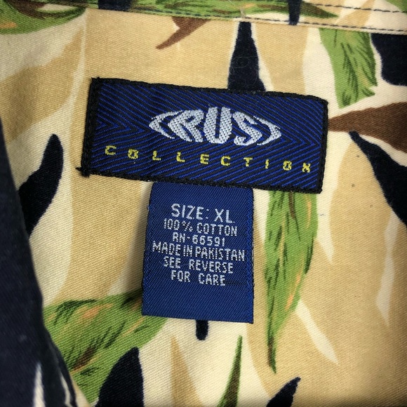 Russ Collection Palm Tree Print Shirt - Picture 5 of 5